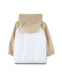 Windproof hooded jacket - Sand