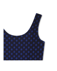 1-piece swimming costume with logo - Cargo Blue
