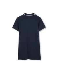 Robe avec logo en coton - Bleu Cargo
