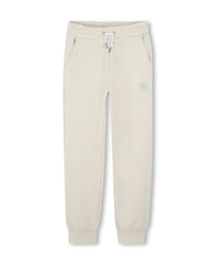 Pantalon jogging avec logo en coton - Vanille