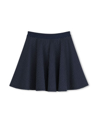 Printed skater skirt - Bleu Cargo