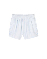 Short avec logo en coton - Persian Blue