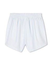 Short avec logo en coton - Persian Blue