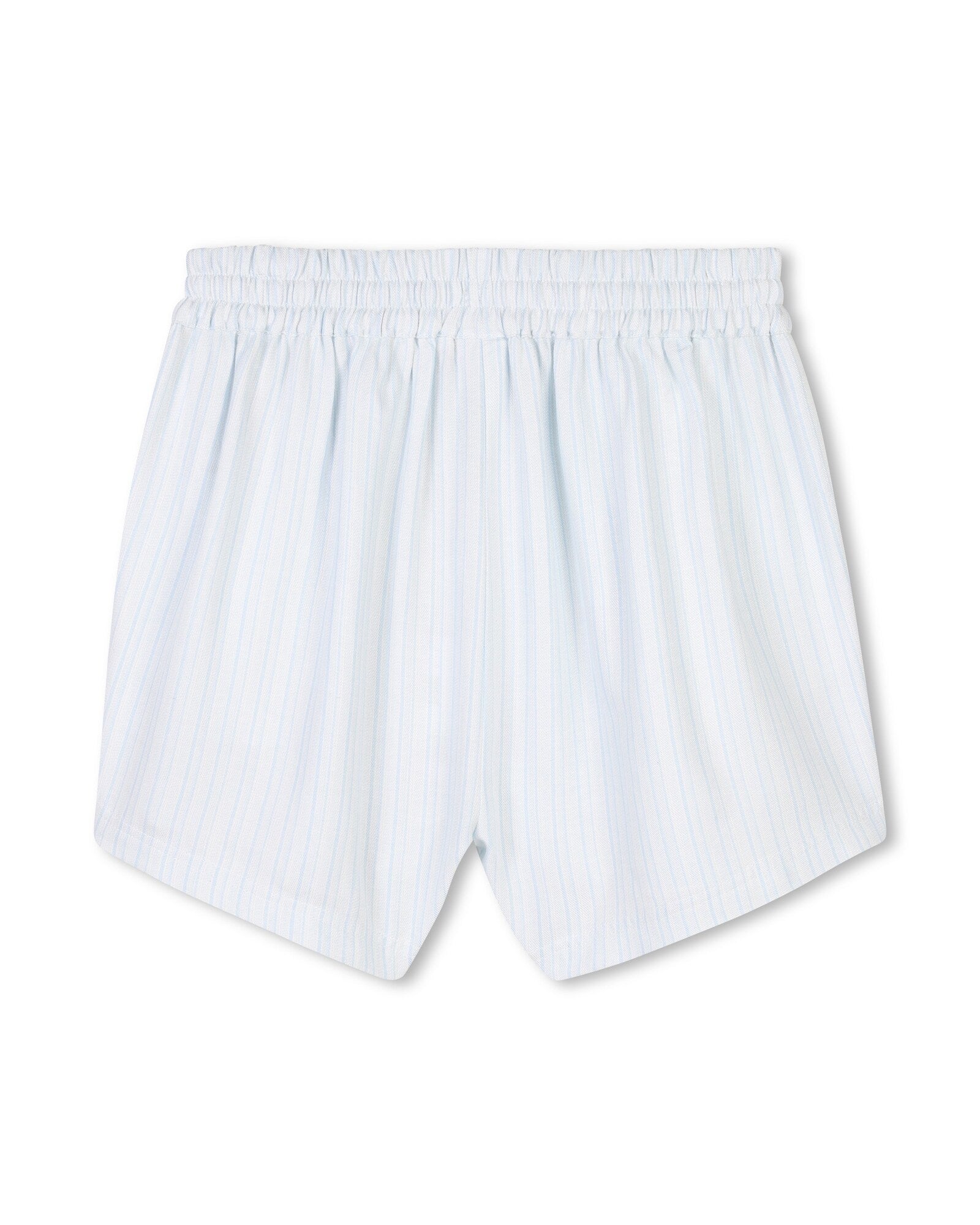 Short avec logo en coton - Persian Blue