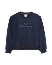 Sweatshirt à col rond - Bleu Cargo