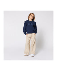 Sweatshirt à col rond - Bleu Cargo