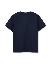 Short-sleeved cotton T-shirt - Cargo Blue