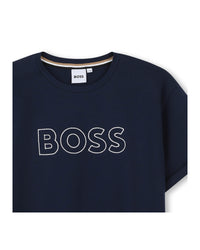 Short-sleeved cotton T-shirt - Cargo Blue