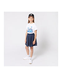 T-shirt manches courtes avec logo en coton - Blanc