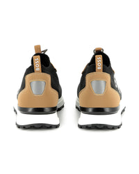 Sneakers chaussette en tricot et simili - Cookie