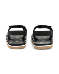 Court shoes with strap fastening - Black
