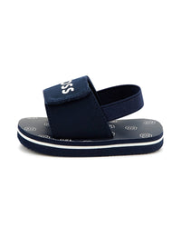 Claquettes avec fermeture par bride - Bleu Cargo