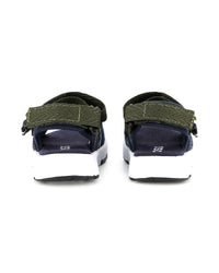 Sandales à brides tressées - Bleu Cargo