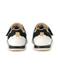 Sneakers with leather logo - Black