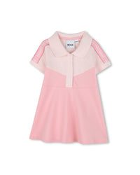 Robe polo à manches courtes avec logo en coton - Tickled Pink