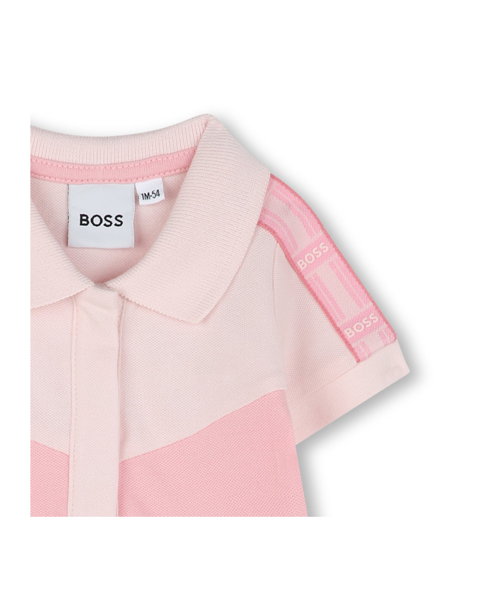 Robe polo à manches courtes avec logo en coton - Tickled Pink