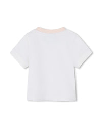 Ensemble t-shirt pantalon avec logo en coton - Blanc