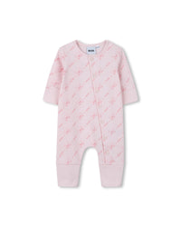 Ensemble pyjama et bonnet en coton - Baby Pink