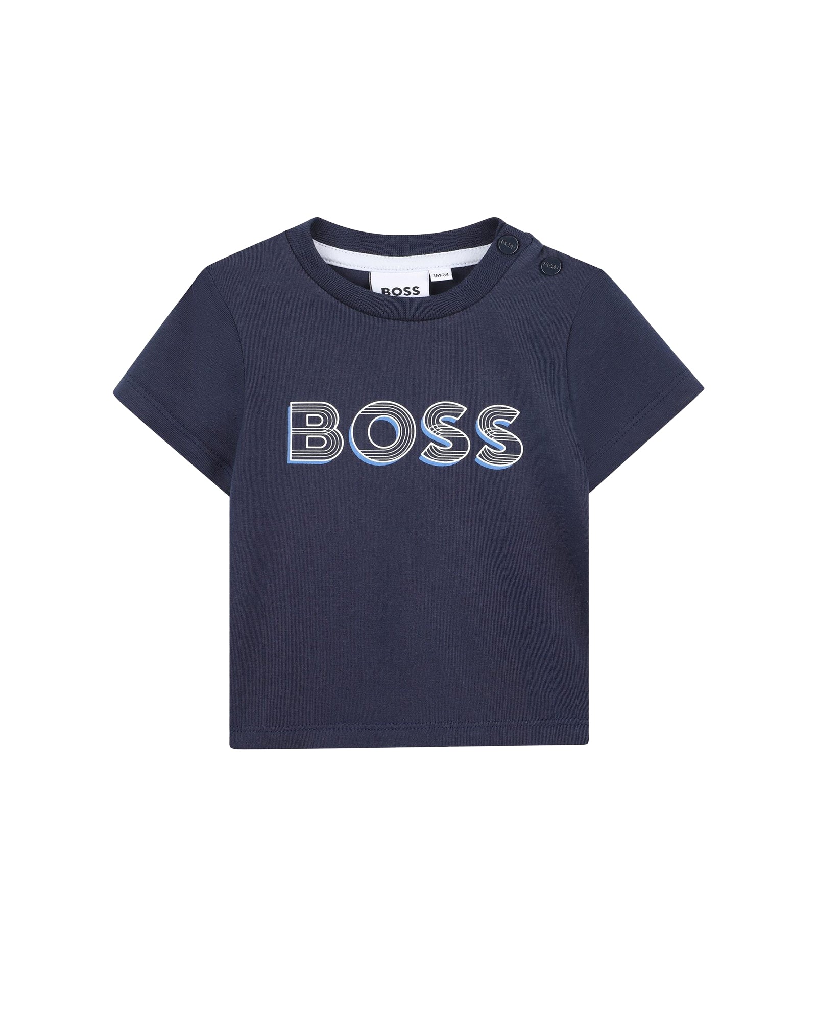 T-shirt manches courtes en coton - Bleu Cargo