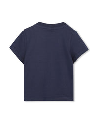 T-shirt manches courtes en coton - Bleu Cargo