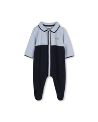 Pyjama en coton - Bleu Cargo