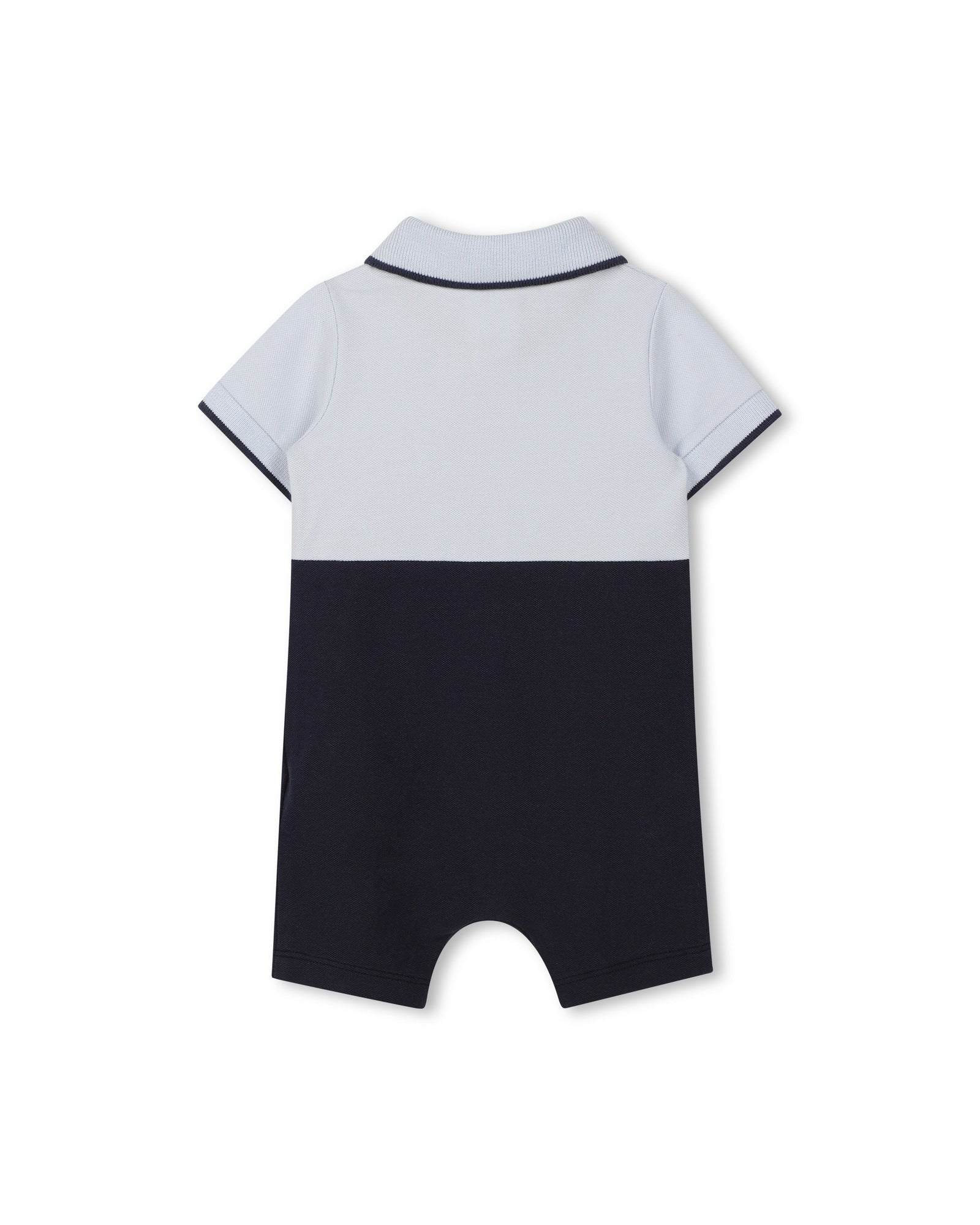 Combi-short en coton - Bleu Cargo