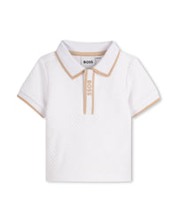 Ensemble polo et short en coton - Blanc