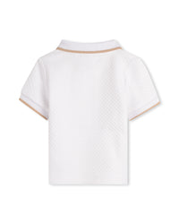 Ensemble polo et short en coton - Blanc