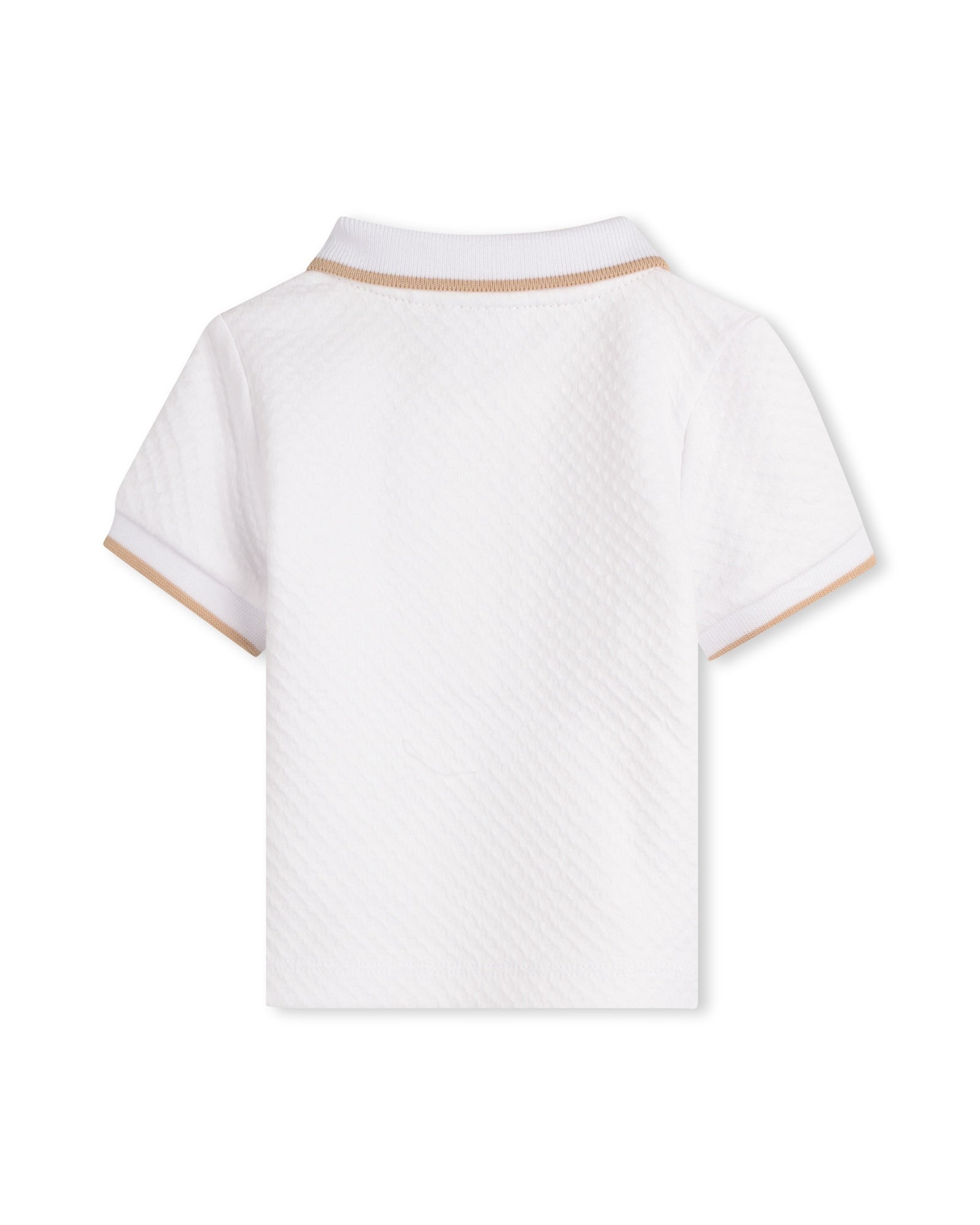 Ensemble polo et short en coton - Blanc