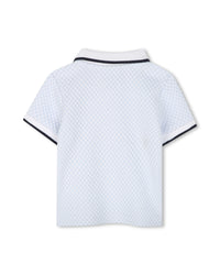 Ensemble polo et short en coton - Ciel
