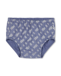 Robe bloomer en coton - Ocean Blue