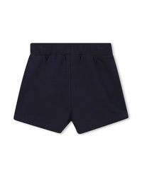 T-shirt and shorts set with cotton logo - Ciel