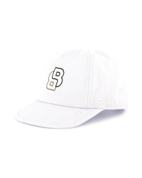 Cotton logo cap - White