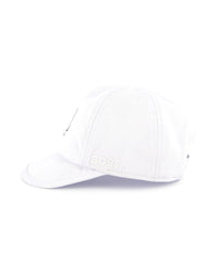 Cotton logo cap - White