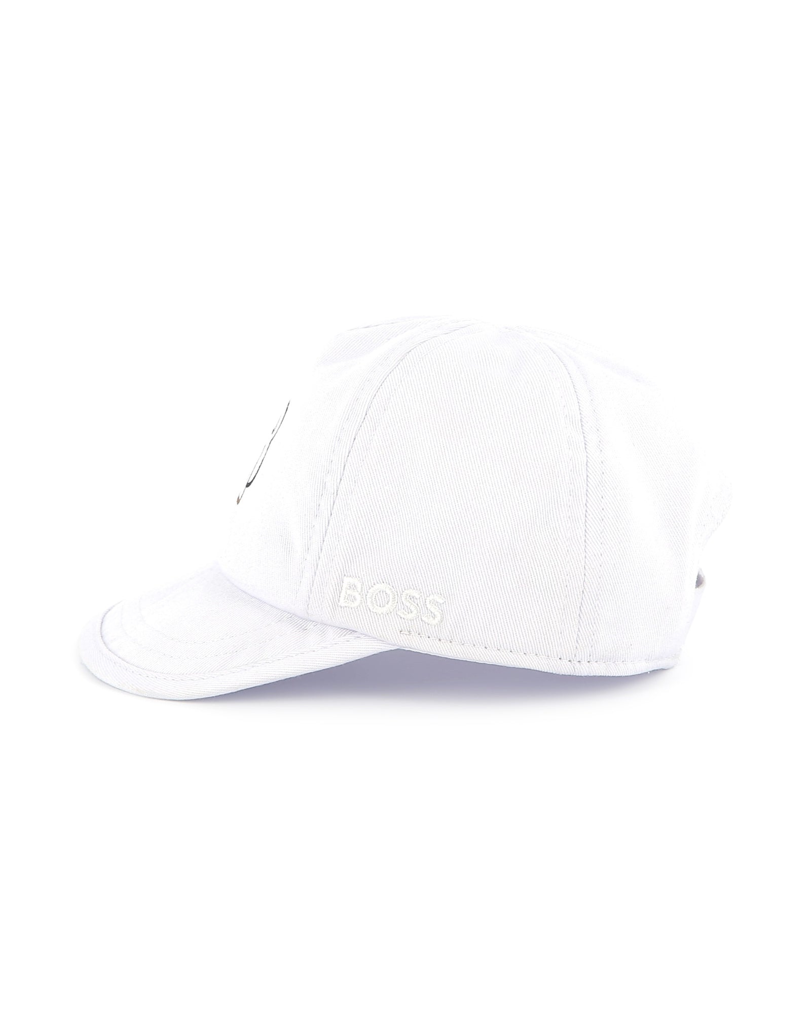 Cotton logo cap - White