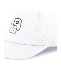 Cotton logo cap - White