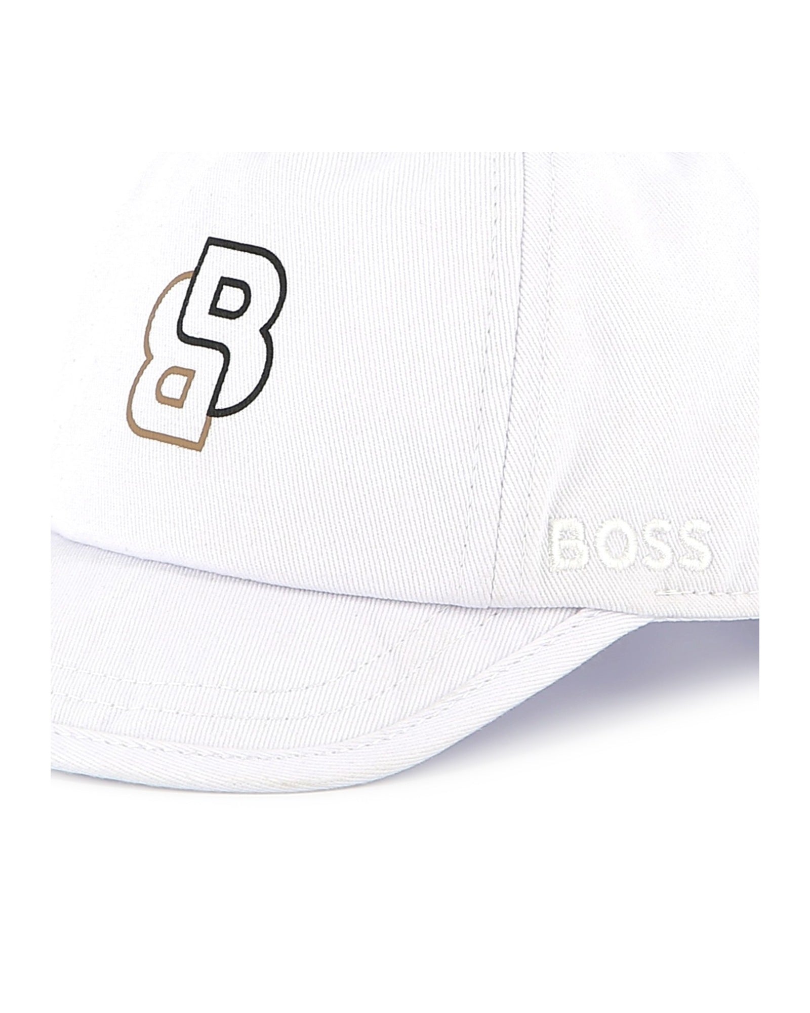 Cotton logo cap - White
