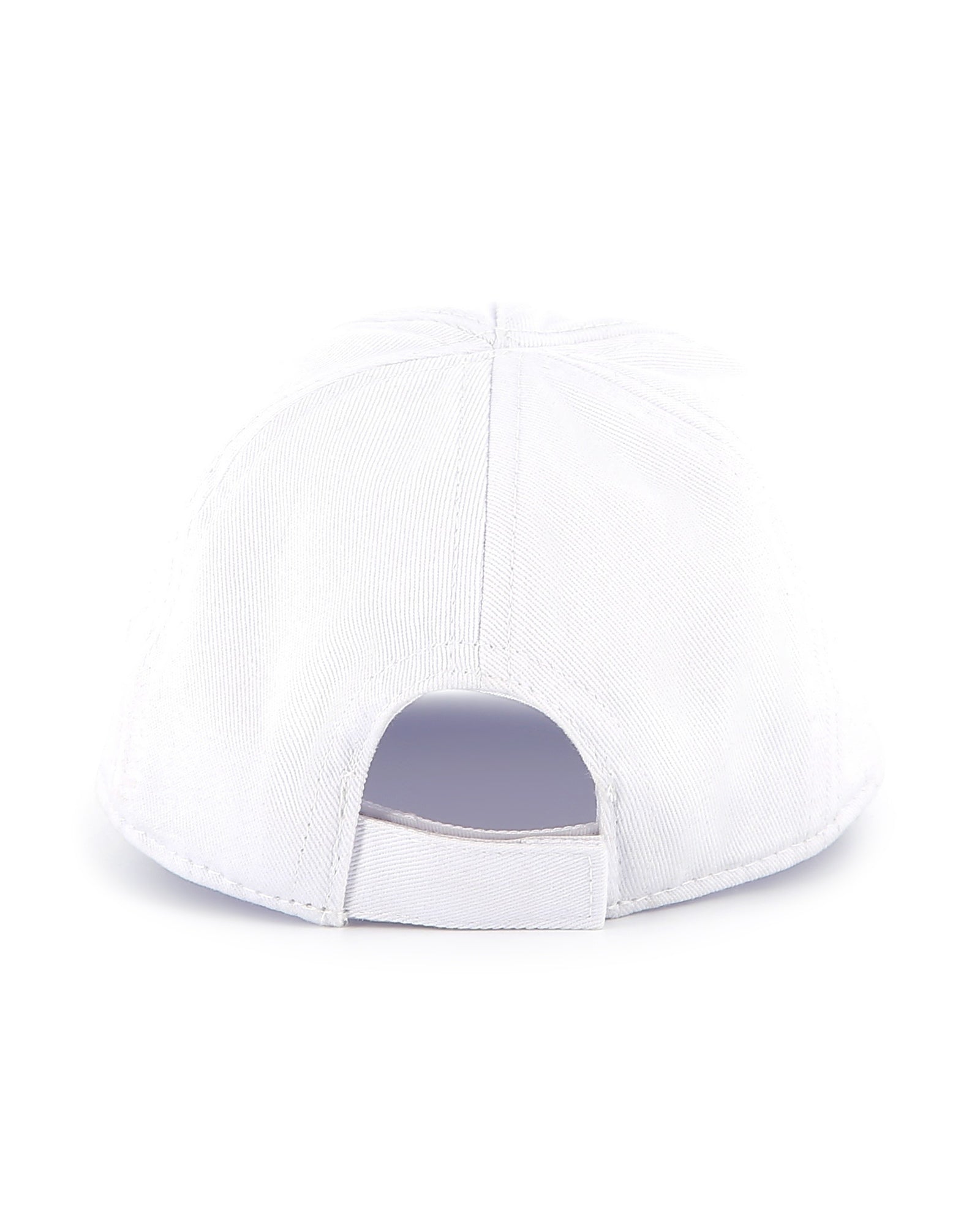 Cotton logo cap - White