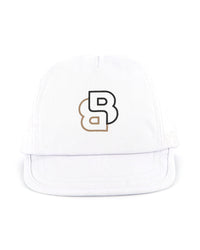 Cotton logo cap - White