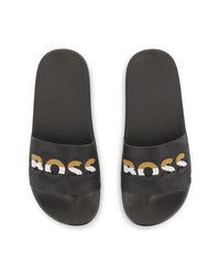 Mules with logo - Black