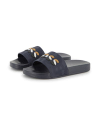 Mules with logo - Cargo Blue