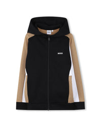 CARDIGAN A CAPUCHE