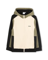 CARDIGAN A CAPUCHE
