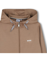 CARDIGAN A CAPUCHE