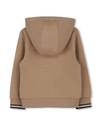 CARDIGAN A CAPUCHE