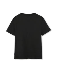 T-shirt manches courtes avec logo en coton - Black
