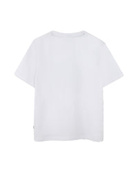 T-shirt manches courtes avec logo en coton - Blanc