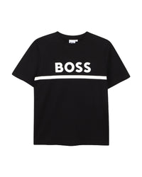 Short-sleeved cotton T-shirt - Black