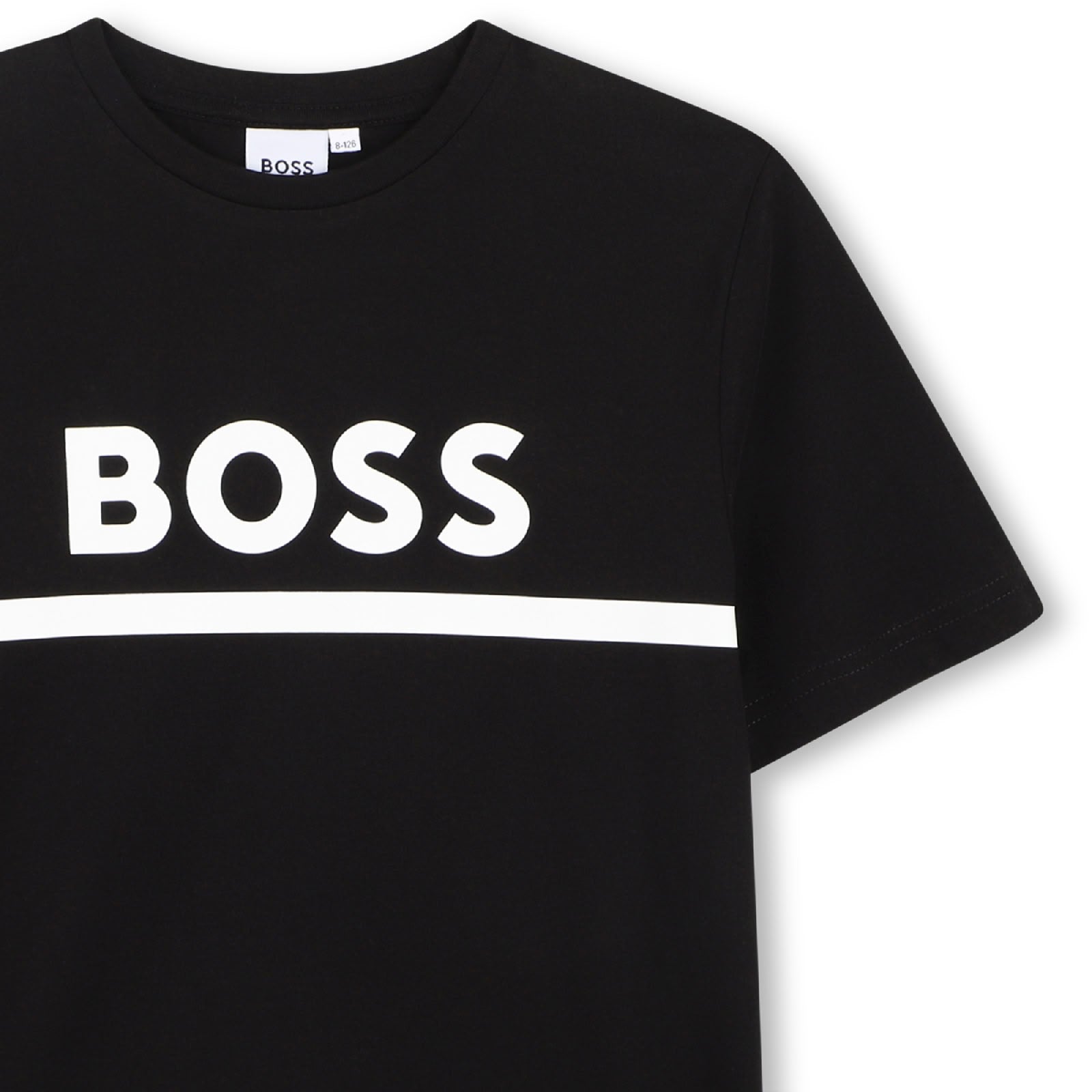 Short-sleeved cotton T-shirt - Black
