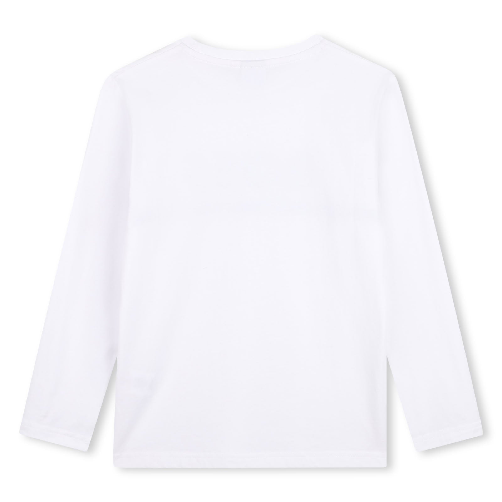 T-shirt manches longues en coton - Blanc